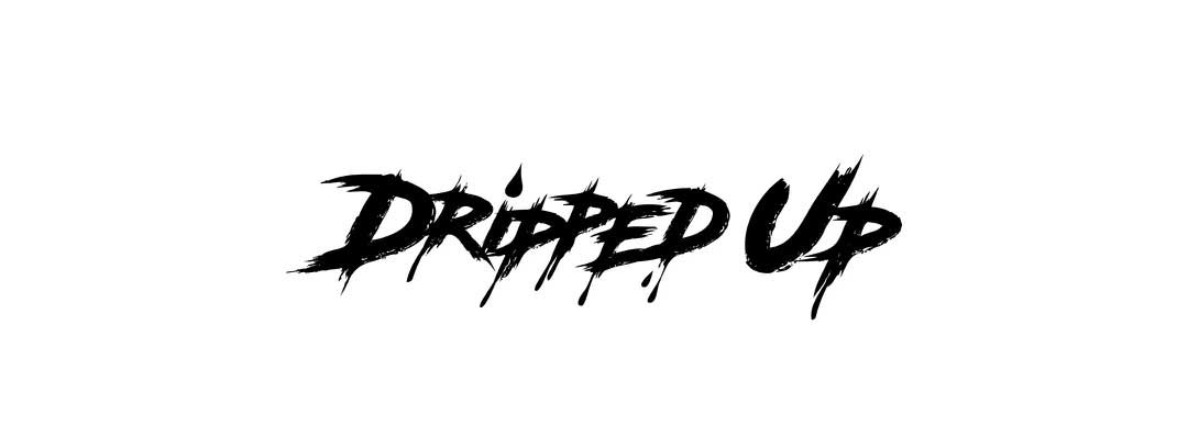 Dripped Up Clothing Brand Logo - California Pretty Magazine